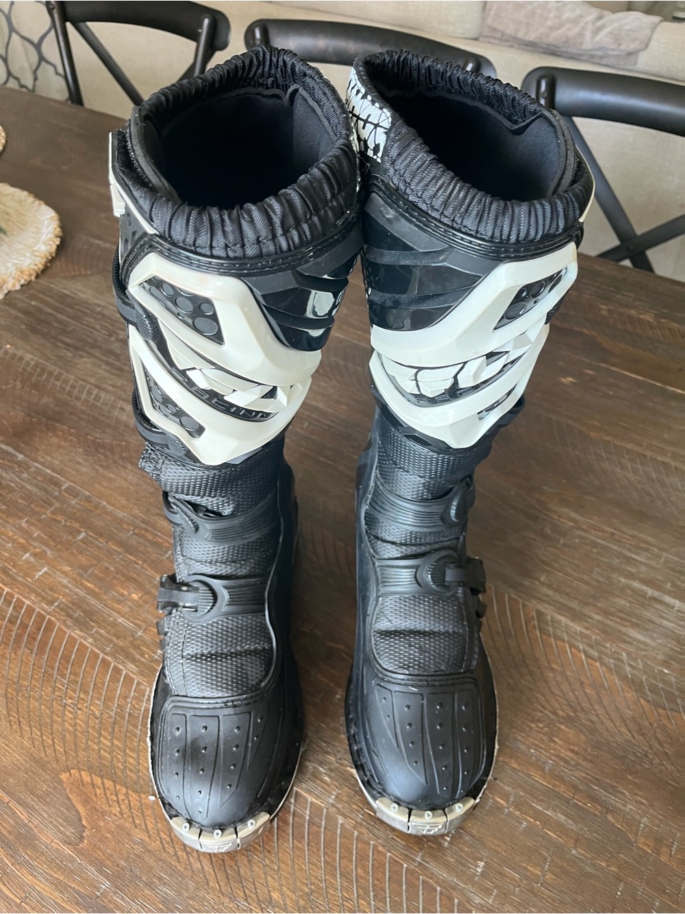 Fly racing Maverik Men's Black and White Motocross Boots